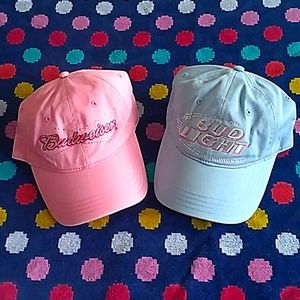 Women's hats Budweiser and Bud Light